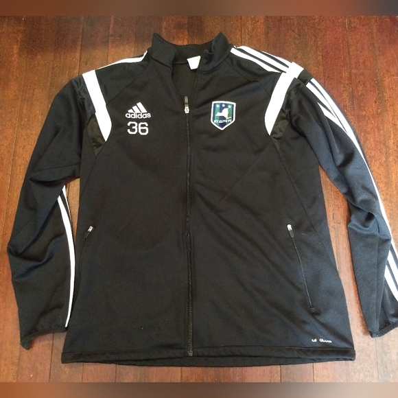 adidas Jackets & Coats Soccer Jacket Ny Elite Fc Large Sports